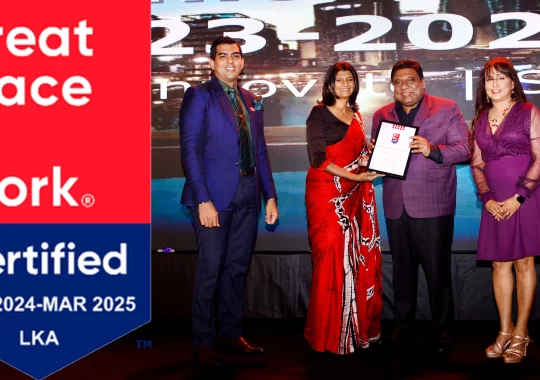 PBSS Group Recognized as a Great Place to Work, a First for ERP Software Solutions Providers in Sri Lanka