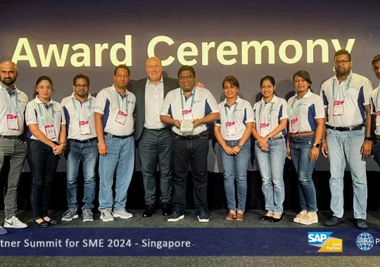 SAP PARTNER OF THE YEAR AWARD 2023 – India South (including South India, Sri Lanka & Bangladesh)